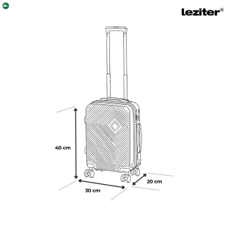   TraveLux Pro kézipoggyász keményfedeles levehető kerékkel 40x30x20 cm