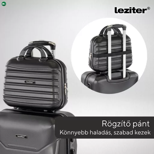 TraveLux Max kisméretű kézi bőrönd keményfedeles 28x36x16 cm