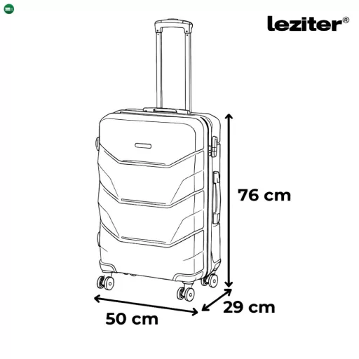 TraveLux Max kézipoggyász keményfedeles levehető kerékkel 40x30x20 cm