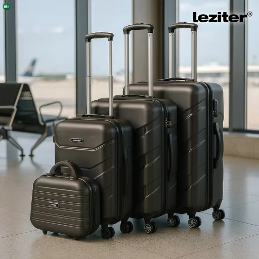 TraveLux Max közepes bőrönd keményfedeles 68x45x25 cm