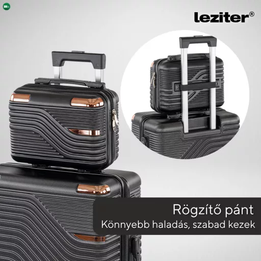 TraveLux Urban közepes bőrönd keményfedeles 68x45x25 cm