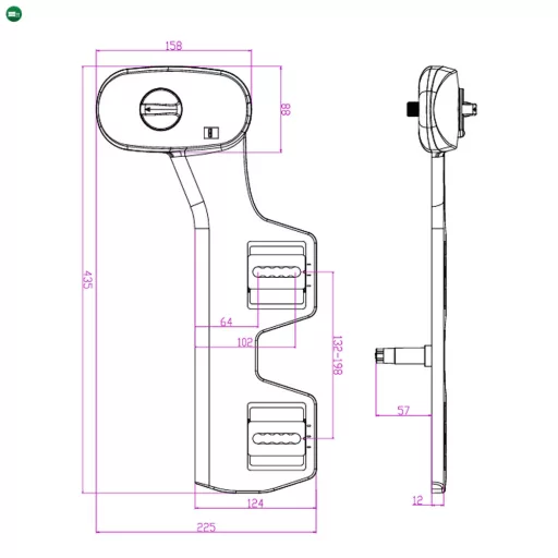 Wc-re szerelhető bidé