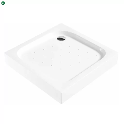 Klonberg 90x90 cm-es szögletes akril zuhanytálca 90x90 cm