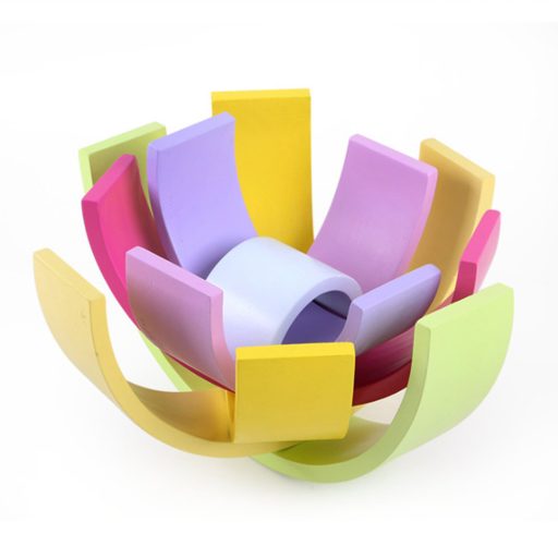 Szivárványépítő Montessori fajáték