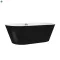 Noa szabadon álló fürdőkád fekete