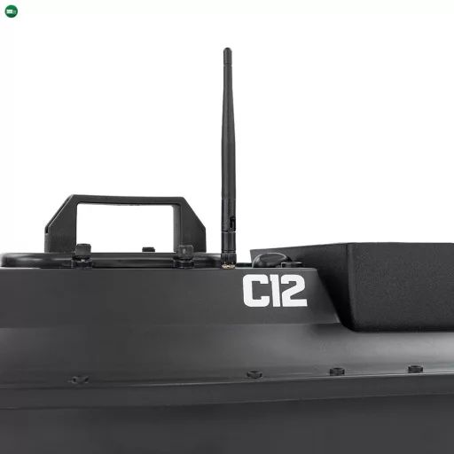 Etetőhajó C12 GPS hátrakidobós fekete