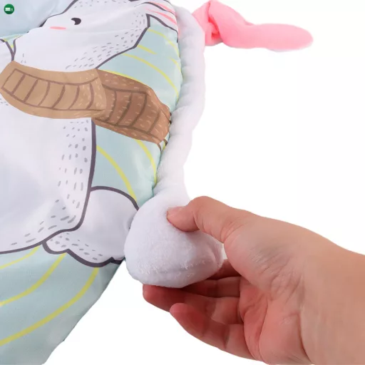 Játszószőnyeg játékhíddal, mozgó fülekkel