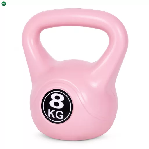 Kettlebell 8 kg rózsaszín
