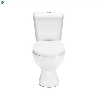 Cleano monoblokkos WC hátsó kifolyással ülőkével