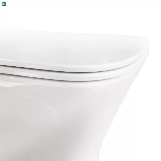 Nile monoblokkos kompakt WC alsó kifolyással soft close ülőkével