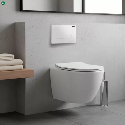 Delano fali rimless WC soft-close ülőkével
