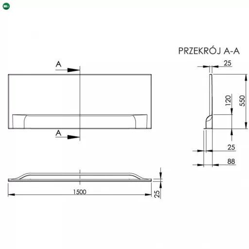 Dida/Wivea 150 hosszú előlap