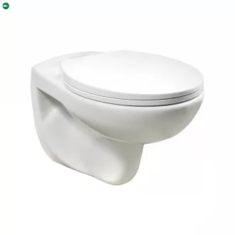 DORIS fali rimless WC soft close ülőkével