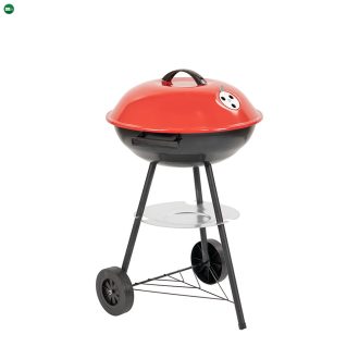 Faszenes kerti gömb grillsütő kerekes