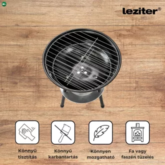 Faszenes kerti gömb grillsütő