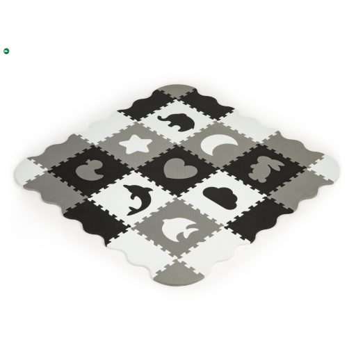Habszivacs puzzle szőnyeg kerítéssel 25 darabos