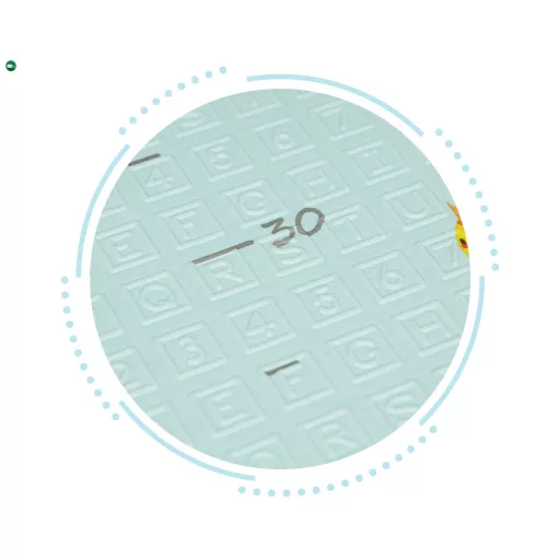 Oktató  játszószőnyeg kétoldalas összecsukható táskával