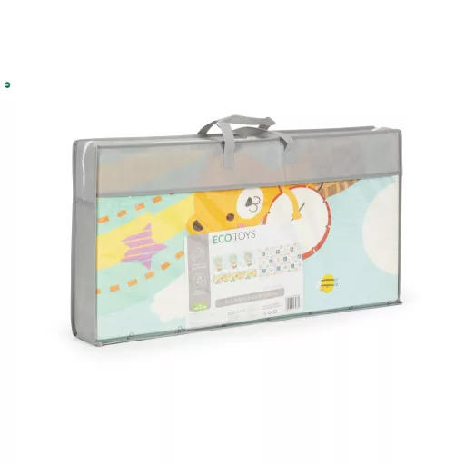 Oktató  játszószőnyeg kétoldalas összecsukható táskával