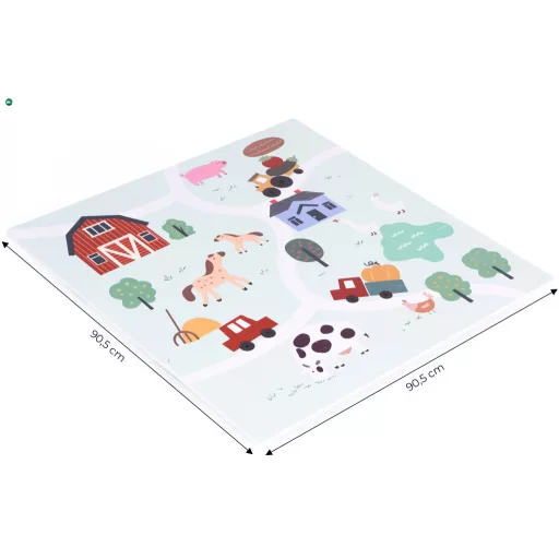 Nagy EVA habszivacs szőnyeg farm 90.5x90.5 cm 21 db