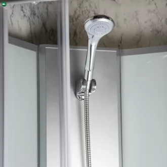 Evora White 90 hátfalas zuhanykabin zuhanytálcával