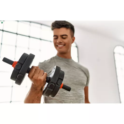 Állítható súlyzók 2x20 kg-os súlyzó szett 40 kg-os rúd