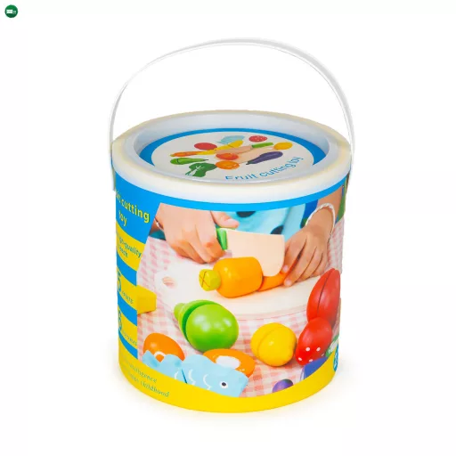 Fa zöldségek és gyümölcsök szeletelésre 13 elem