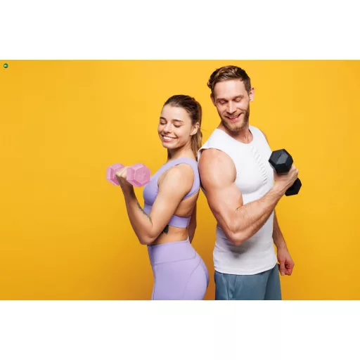 Hex súlyzó szett 2x3 kg rózsaszín