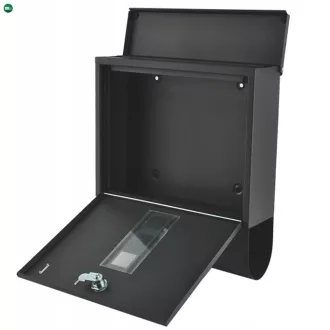 Két oldalról nyitható acél postaláda