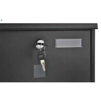 Két oldalról nyitható acél postaláda