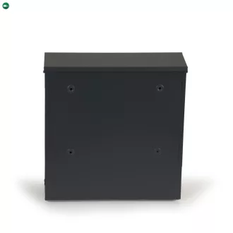 Postaláda horganyzott acélból újságtartóval antracit