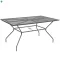 Melfi fém mesh kerti asztal 150x90x75 cm