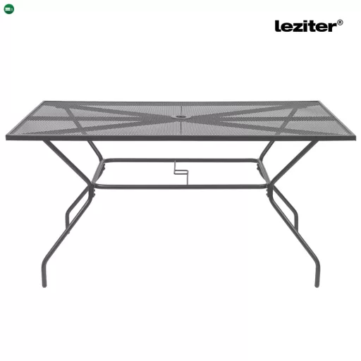 Melfi fém mesh kerti asztal 150x90x75 cm