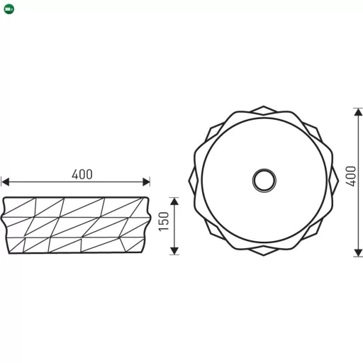 KR-01 kerámia design mosdó