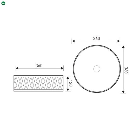 KR-704 kerámia design mosdó