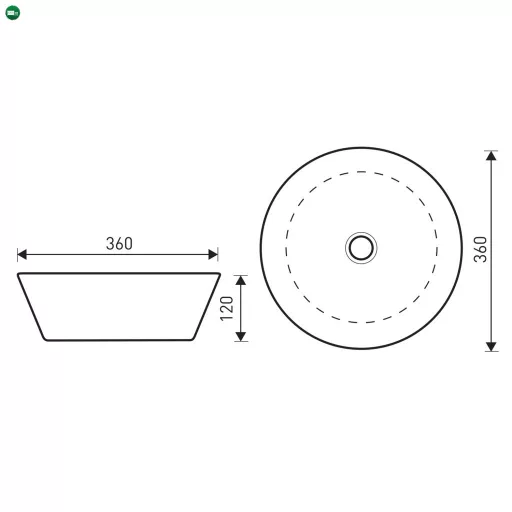 KR-79 kerámia design mosdó