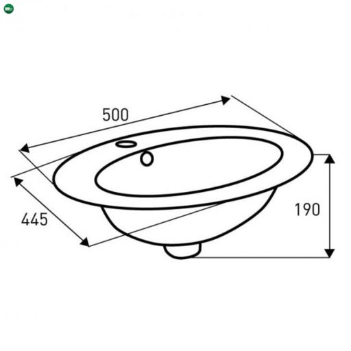 KR-132 kerámia design mosdó