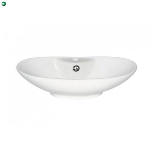 KR-139 kerámia design mosdó 58x38 cm, fényes fehér