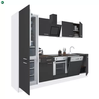   Yorki 280 konyhabútor alsó sütős, alulfagyasztós hűtős kivitelben