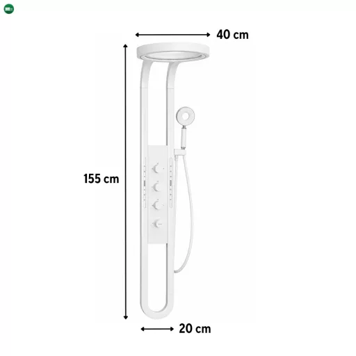 Aquajet hidromasszázs zuhanypanel