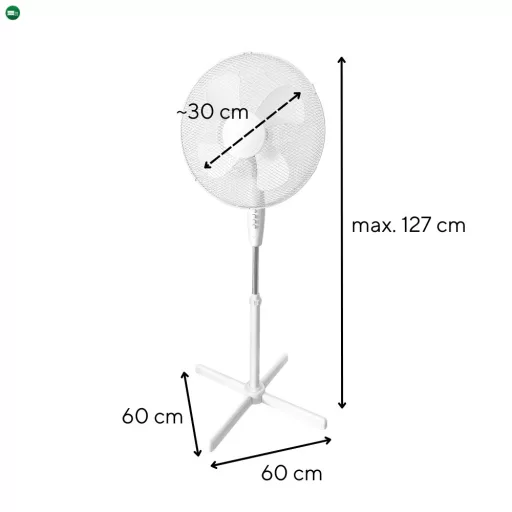 Breeze álló ventilátor 45 W 43 cm