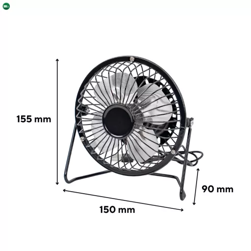 Ruen asztali usb ventilátor 5 W