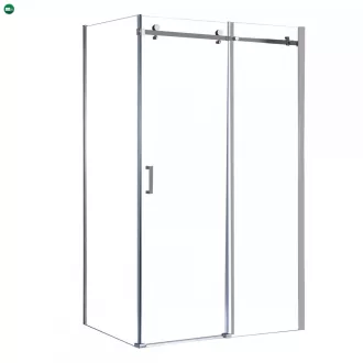  Bold-in 80x100 cm aszimmetrikus zuhanykabin zuhanytálca nélkül
