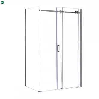   Bold-in 80x100 cm aszimmetrikus zuhanykabin zuhanytálca nélkül