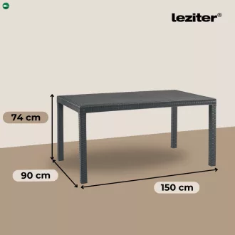 Hellma 4+1 kerti bútor garnitúra szett