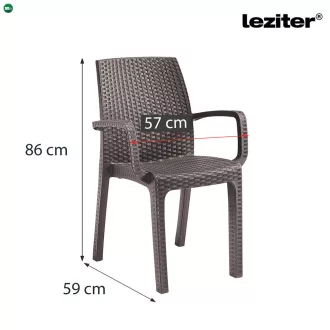 Verdi műanyag kerti szék