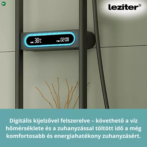 Tropic digitális zuhanyszett termosztátos csapteleppel