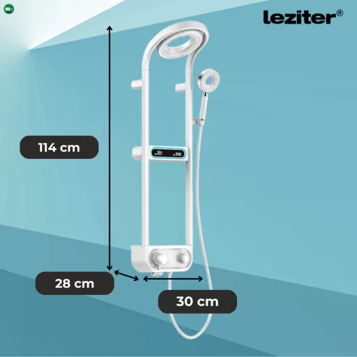 Tropic digitális zuhanyszett termosztátos csapteleppel