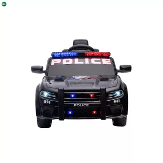 Elektromos Dodge rendőrautó fekete