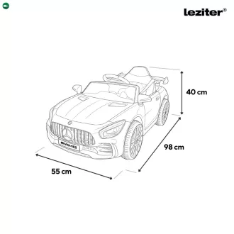 Elektromos autó AMG Mercedes-Benz fekete