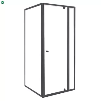   Flexi 80x80 cm sarokba szerelhető szögletes zuhanykabin zuhanytálca nélkül